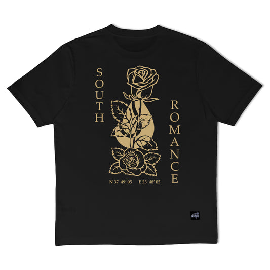 Gold Romance Oversized Tee