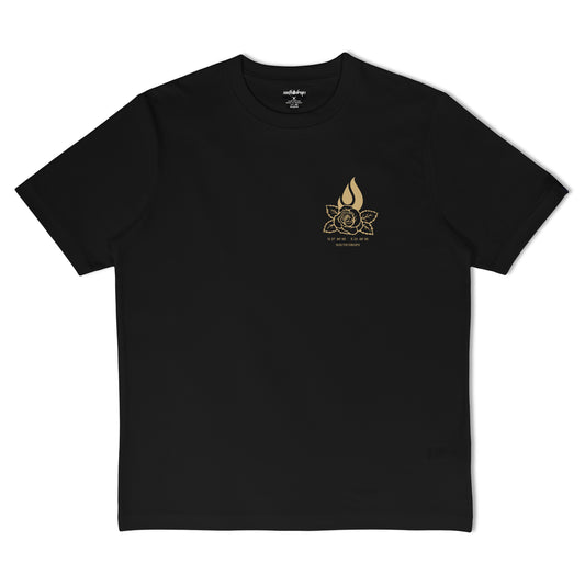 Gold Romance Oversized Tee